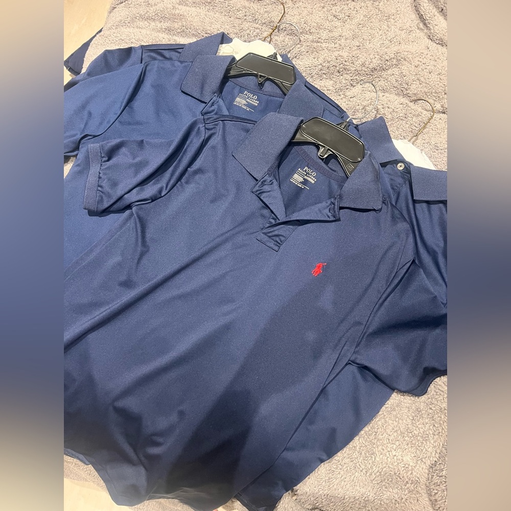 5 youth semi used Dryfit Polos